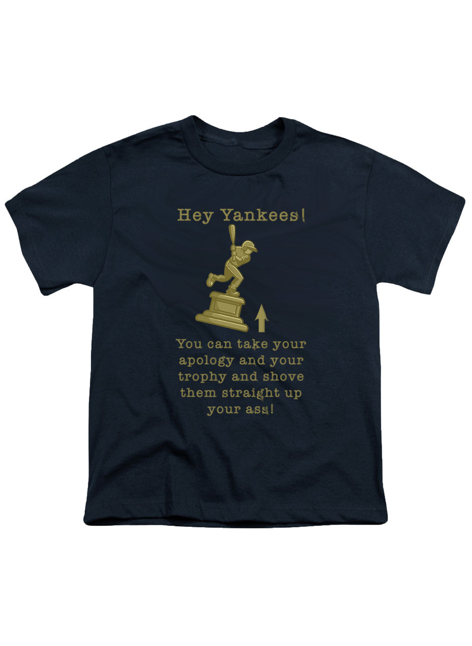 Navy Hey Yankees Youth/Toddler T-Shirt