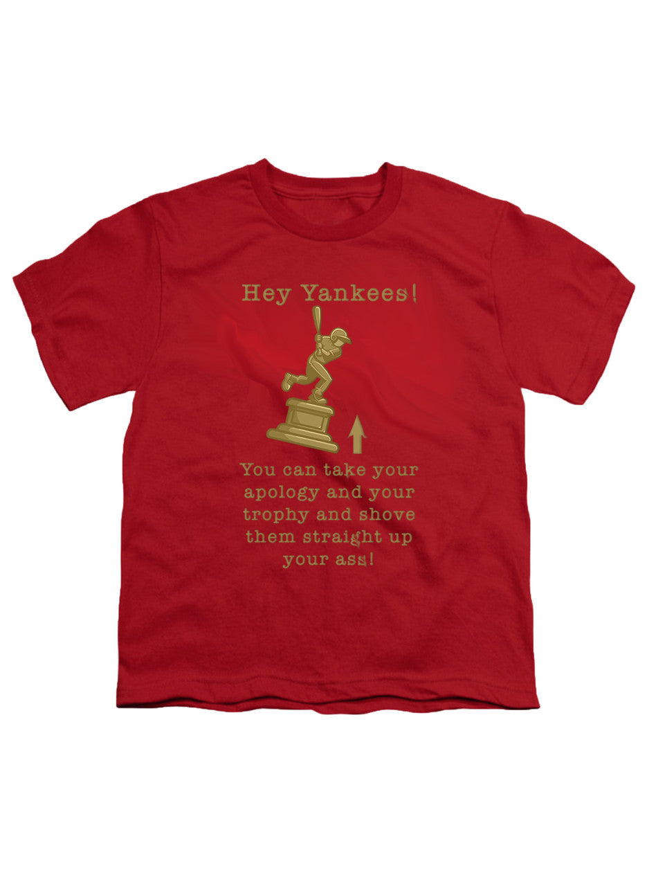 Red Hey Yankees Youth/Toddler T-Shirt