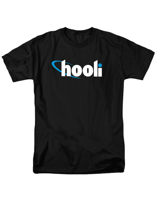 Black Hooli Logo T-Shirt