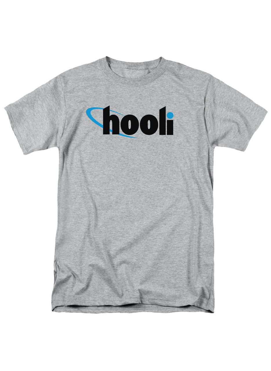 Gray Hooli Logo T-Shirt