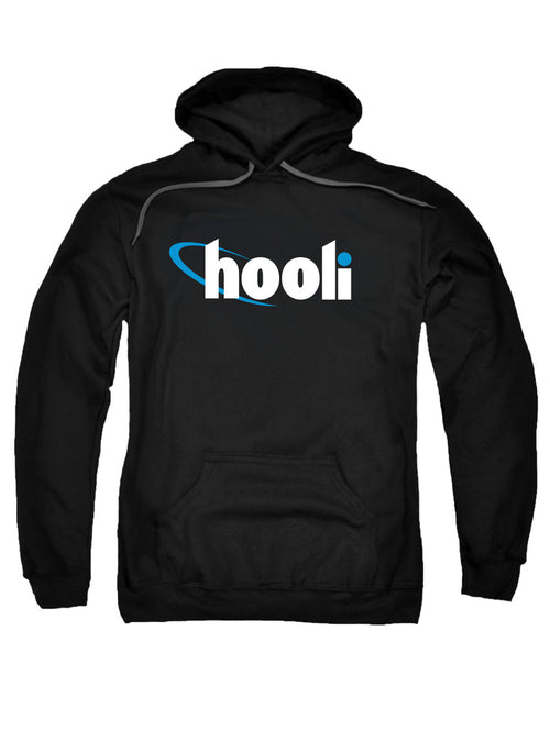 Black Hooli Logo Hoodie