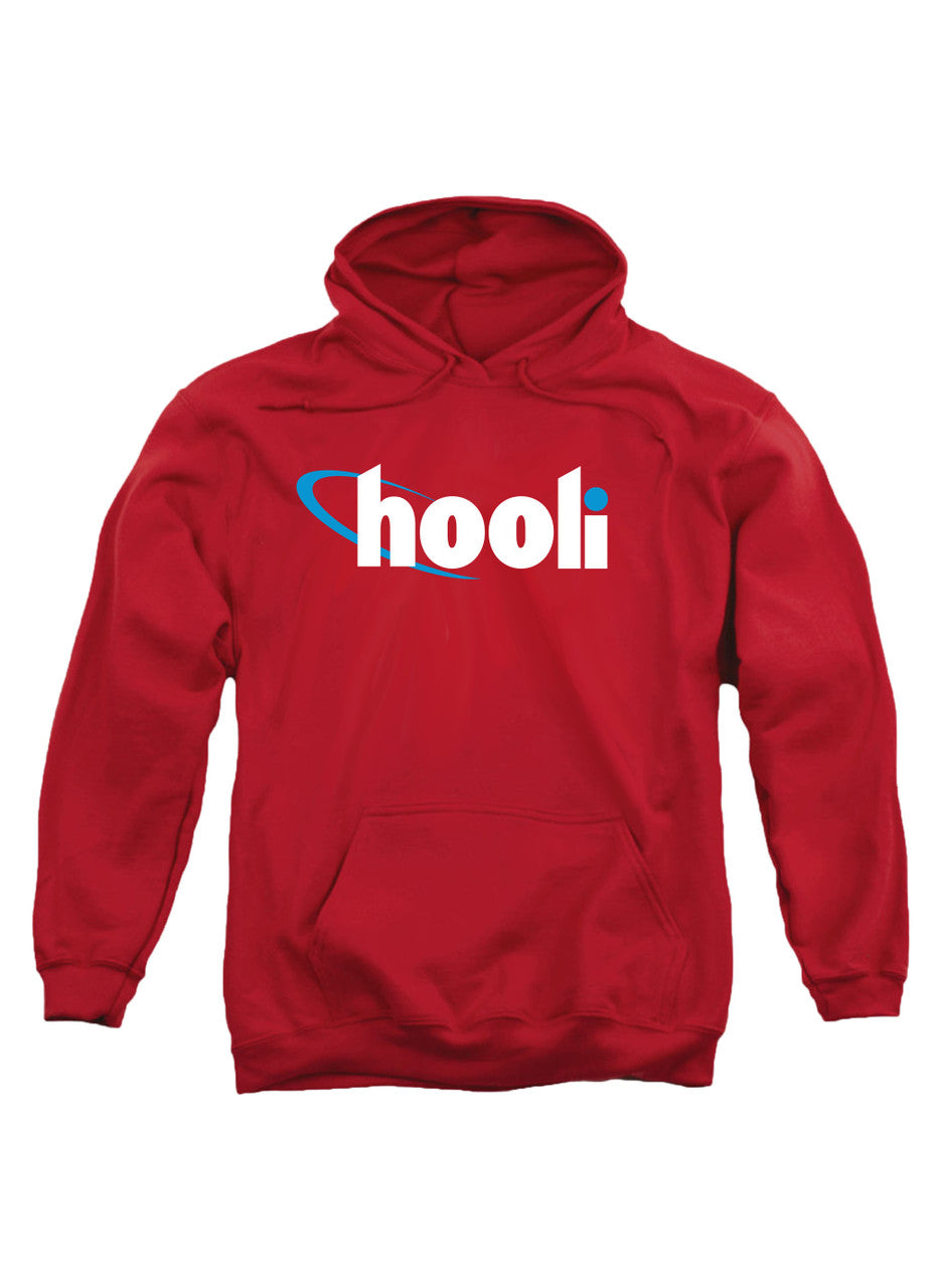 Red Hooli Logo Hoodie