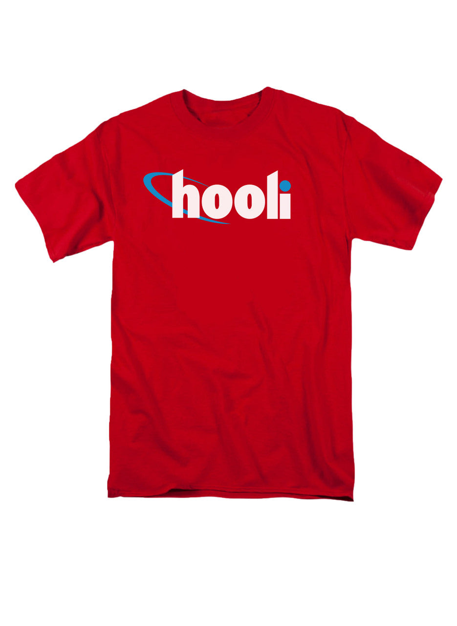 Red Hooli Logo T-Shirt