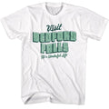 White It's a Wonderful Life t-shirt featuring It's a Wonderful Life Visit Bedford Falls design