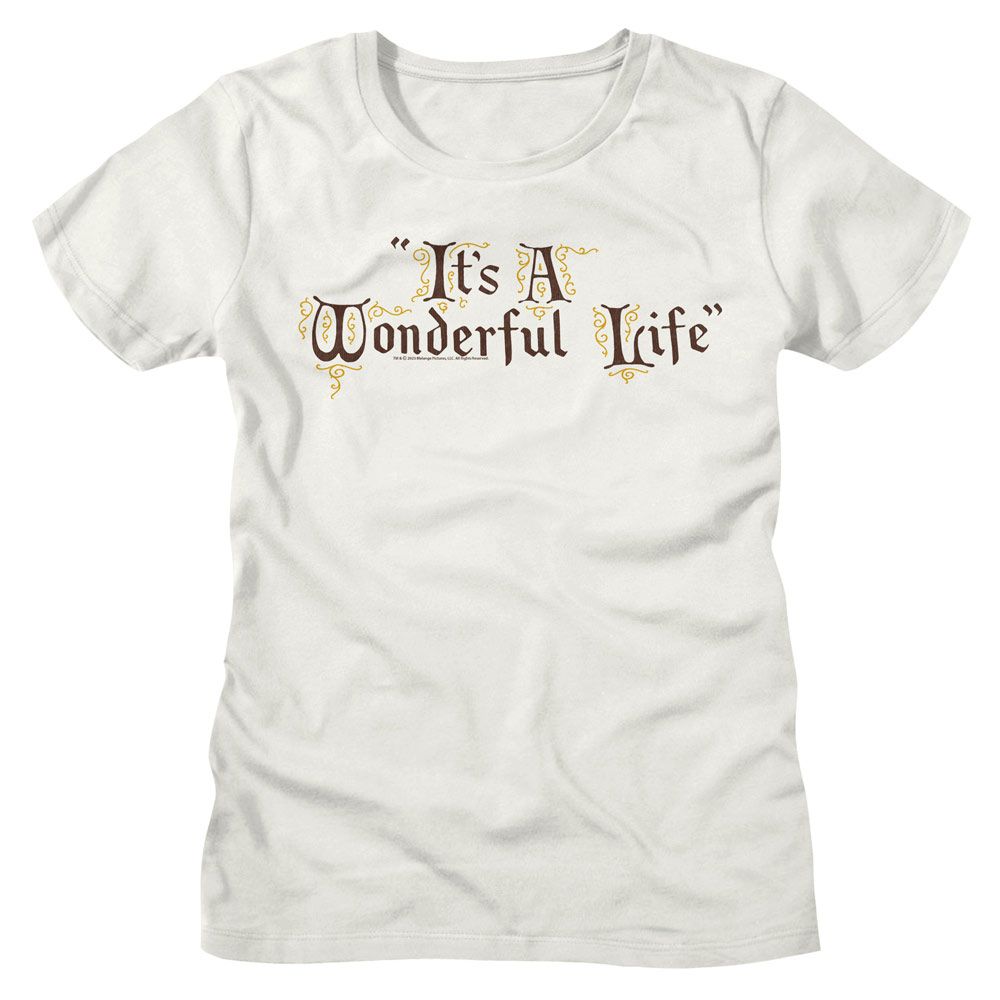 It's a Wonderful Life Ladies T-Shirt - Title Treatment