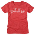 It's a Wonderful Life Ladies T-Shirt - Title Treatment