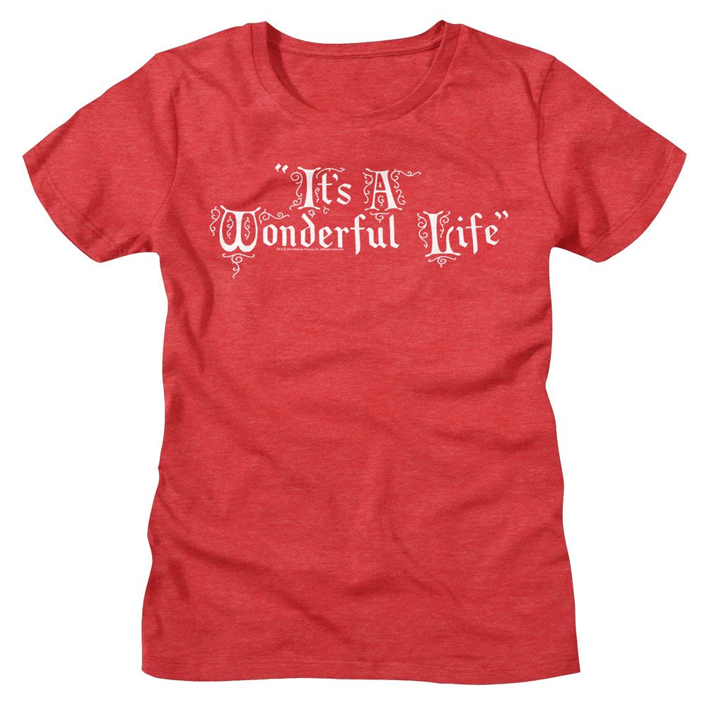 It's a Wonderful Life Ladies T-Shirt - Title Treatment