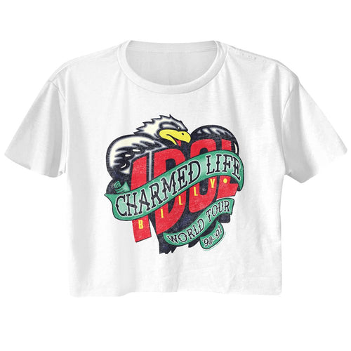 Billy Idol Ladies Crop Top - Circleless