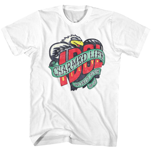 White Billy Idol t-shirt featuring Billy Idol Circleless design