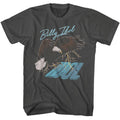 Smoke gray Billy Idol t-shirt featuring Billy Idol Eagle design