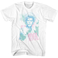 White Billy Idol t-shirt featuring Billy Idol Pastel Billy design