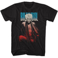 Black Billy Idol t-shirt featuring Billy Idol Patriotic Gradient design