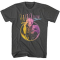 Smoke gray Billy Idol t-shirt featuring Billy Idol Daytime Drama Gradient design