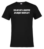 Black Snowflake T-Shirt