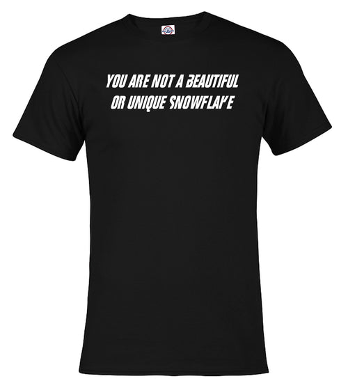 Black Snowflake T-Shirt