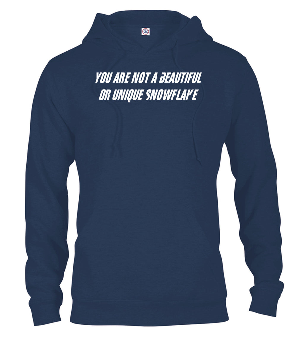 Navy Snowflake Hoodie