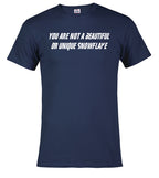 Navy Snowflake T-Shirt