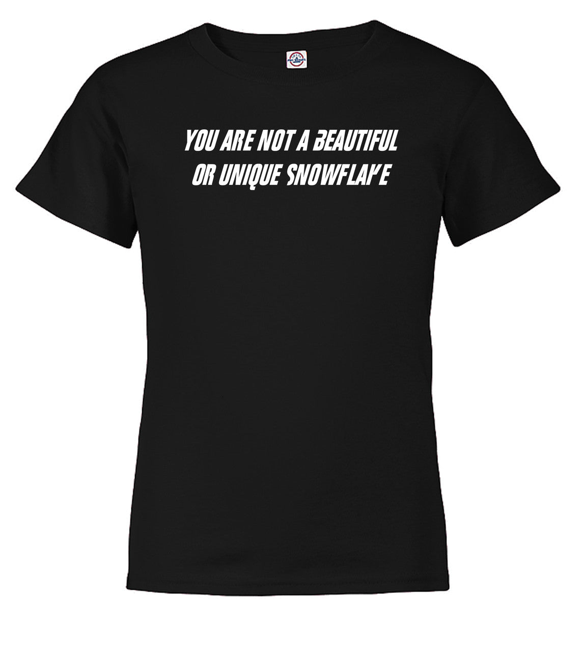 Black Snowflake Youth/Toddler T-Shirt