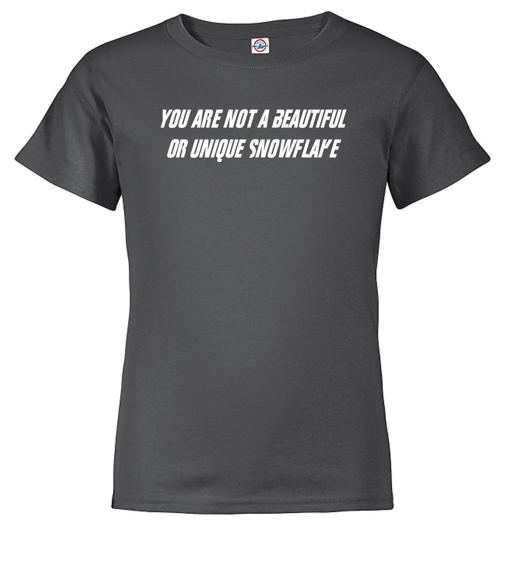 Charcoal Snowflake Youth/Toddler T-Shirt