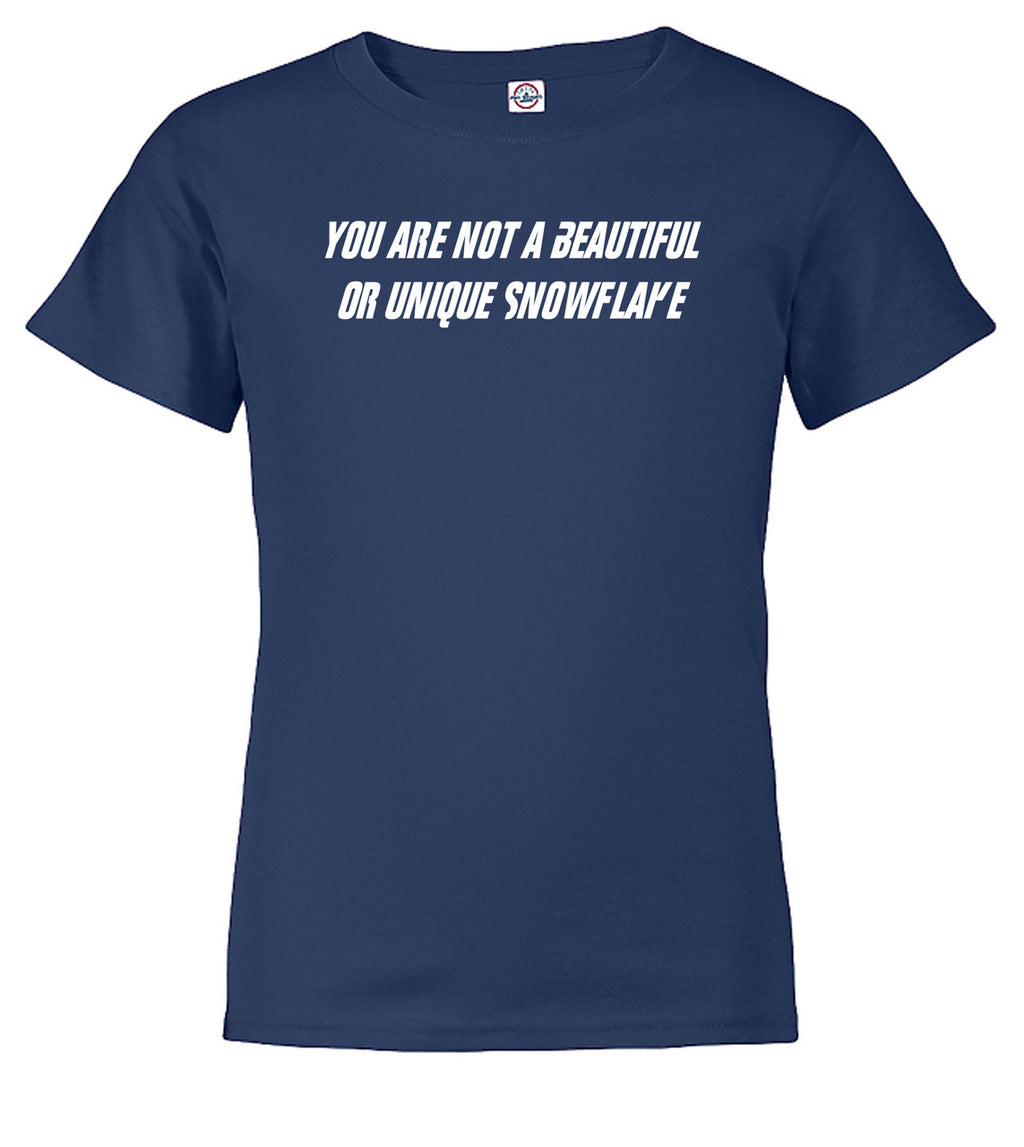 Navy Snowflake Youth/Toddler T-Shirt