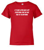 Red Freedom Youth/Toddler T-Shirt