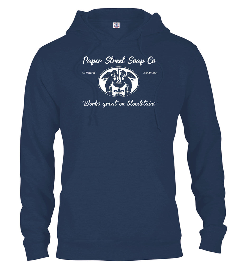 Navy Works great on bloodstains Hoodie