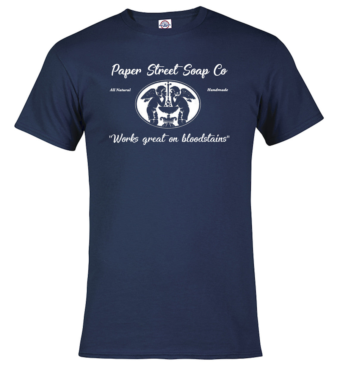 Navy Works great on bloodstains T-Shirt