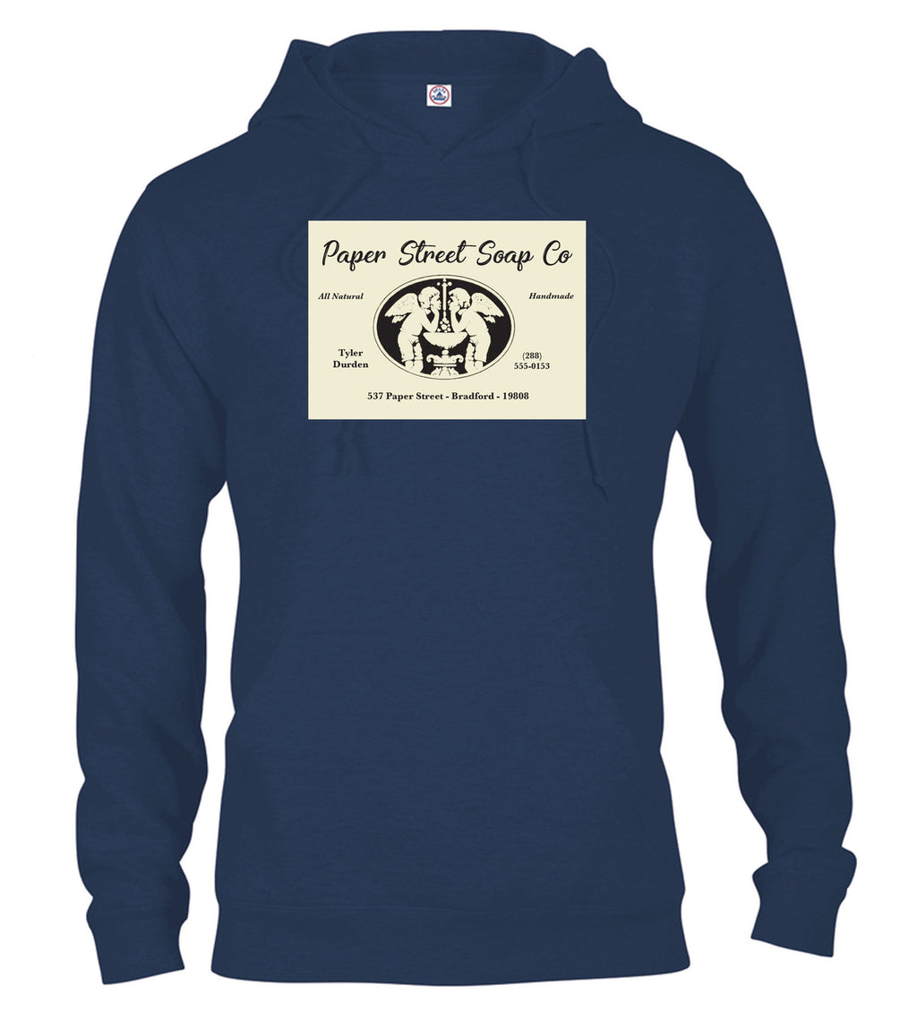 Navy Business Card Hoodie