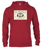 Red Business Card Hoodie