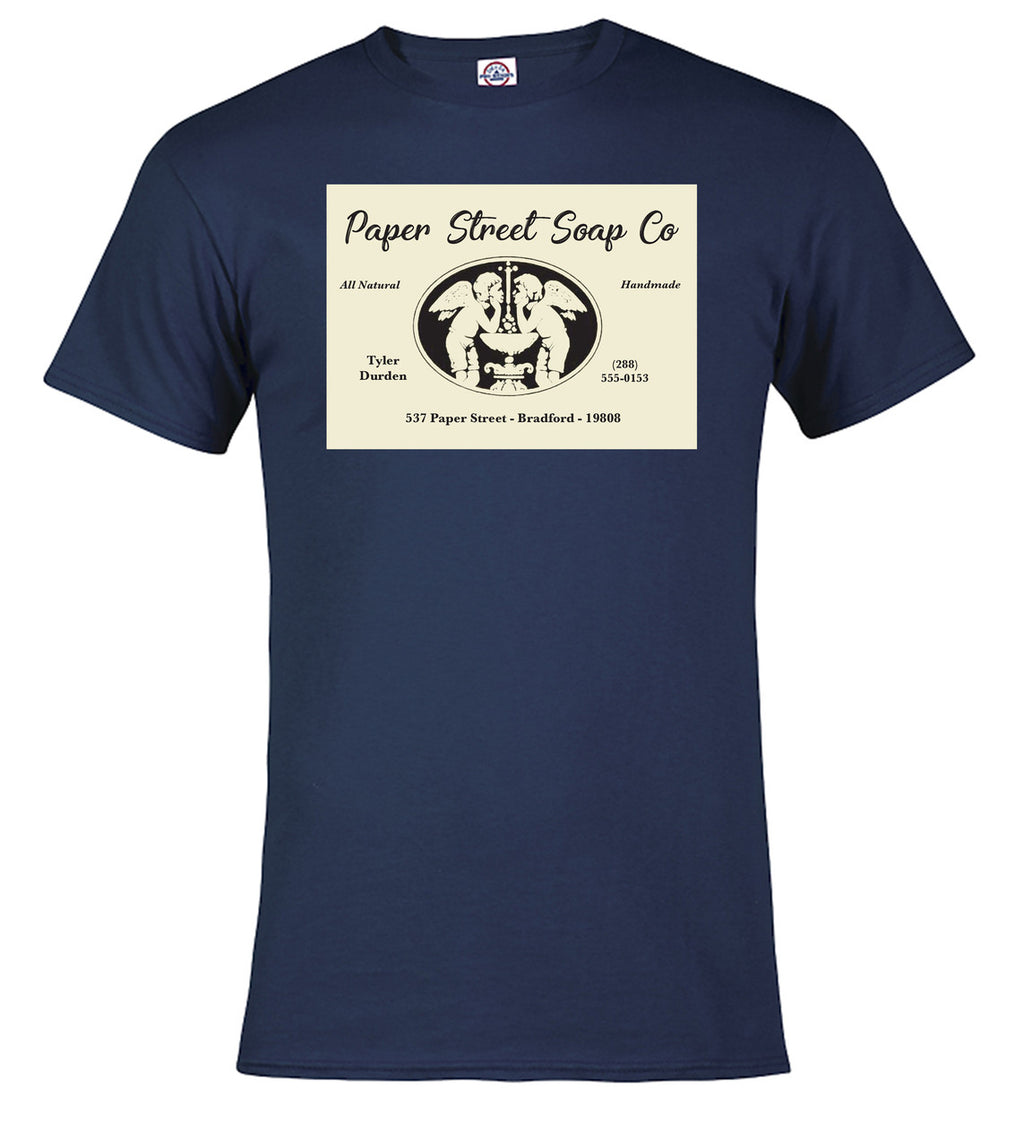 Navy Business Card T-Shirt