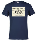 Navy Business Card T-Shirt