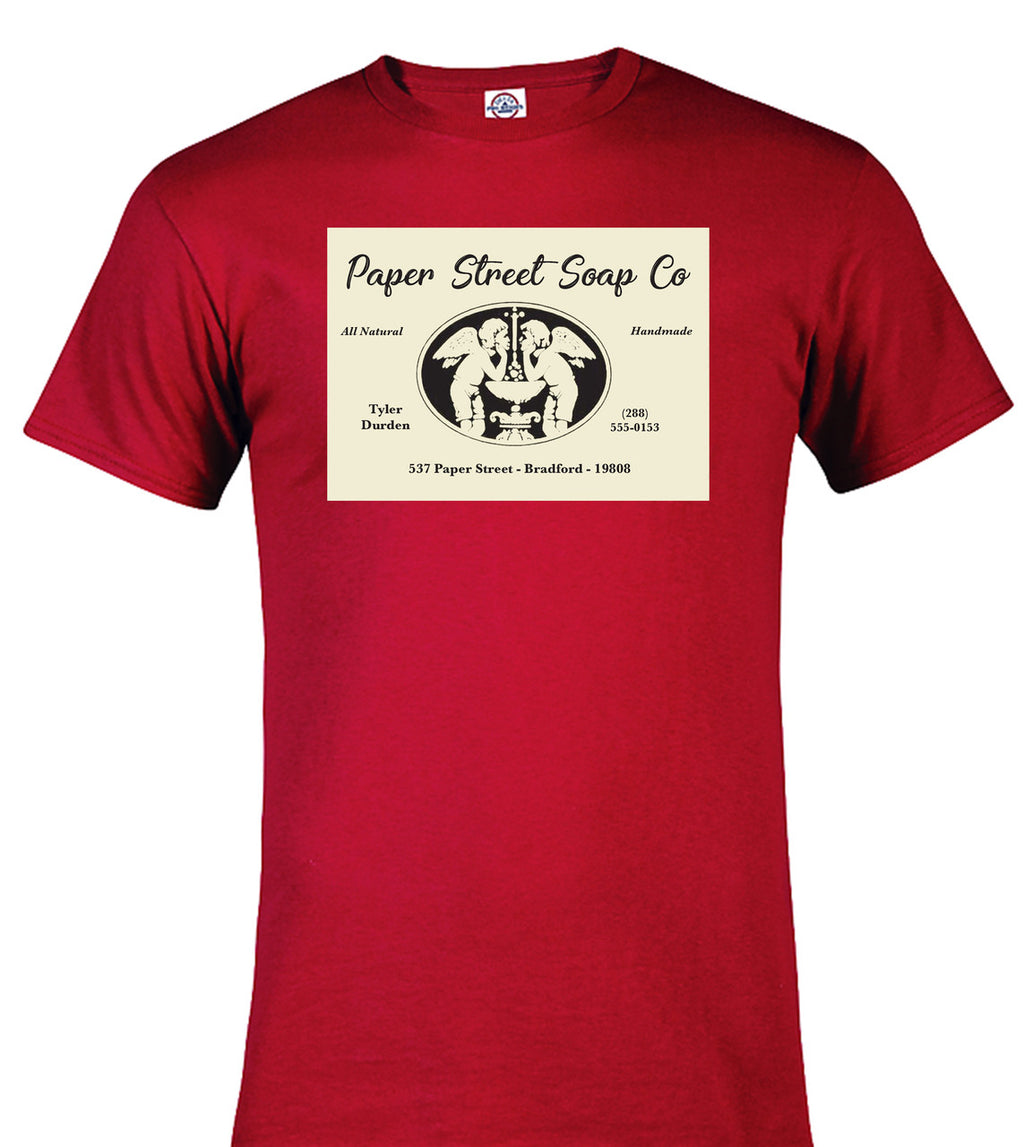 Red Business Card T-Shirt