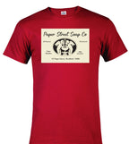 Red Business Card T-Shirt