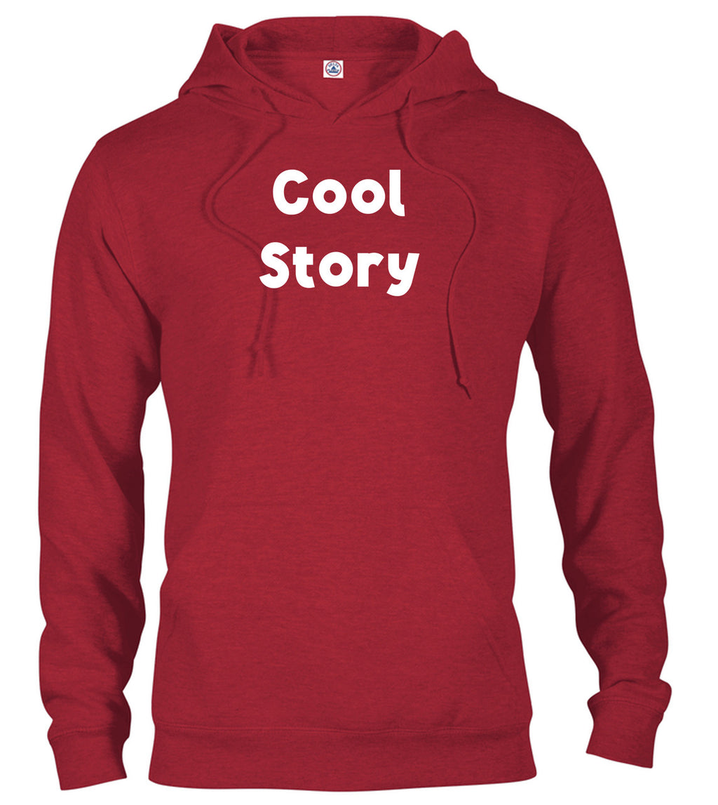 Red Cool Story Hoodie
