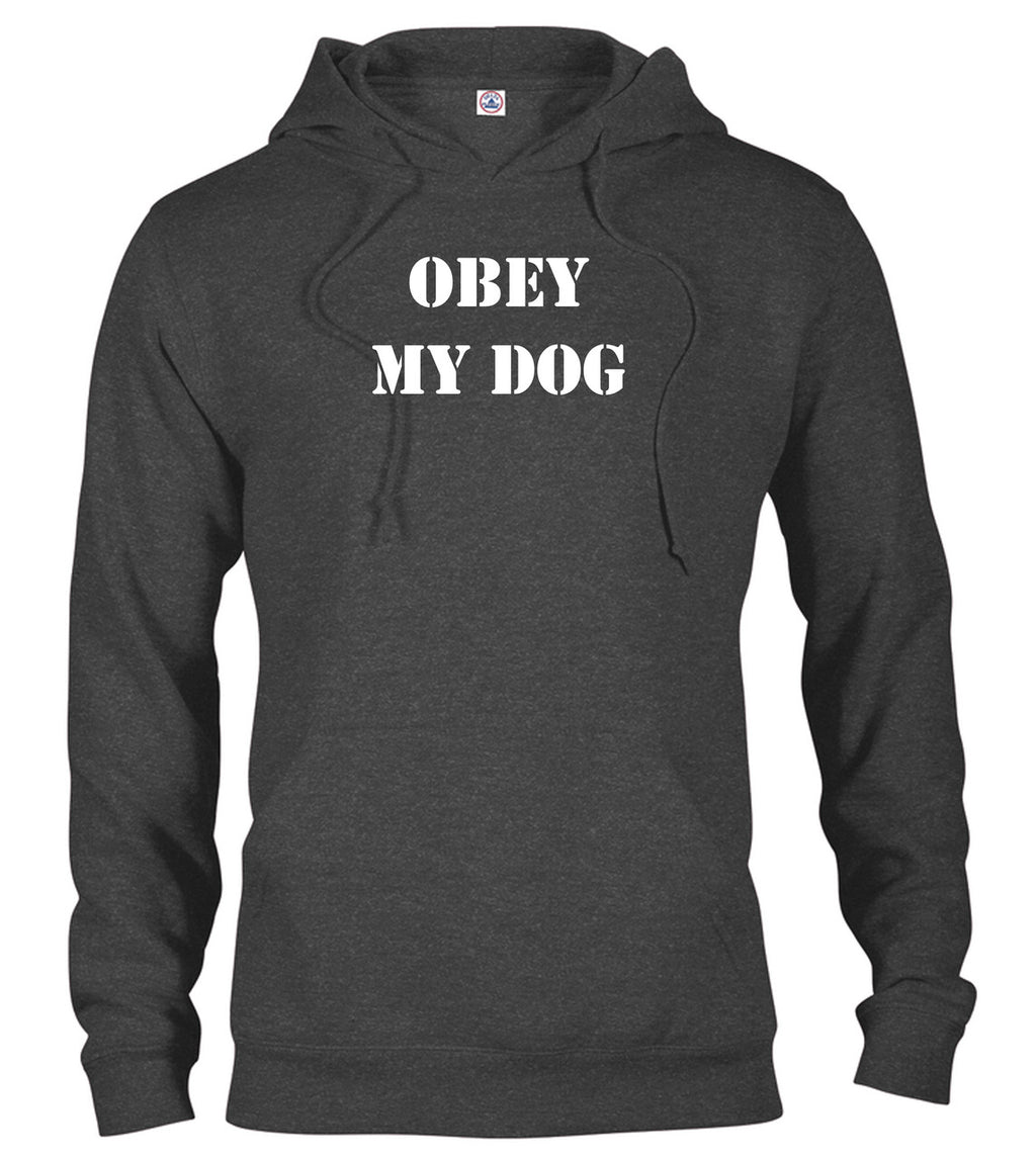 Charcoal Obey My Dog Hoodie