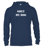Navy Obey My Dog Hoodie