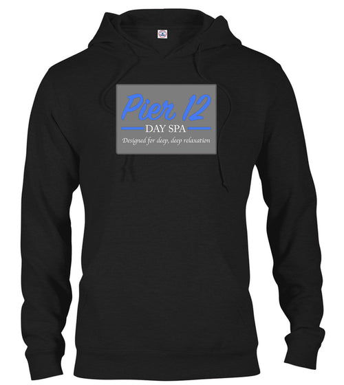 Black The Spa Hoodie