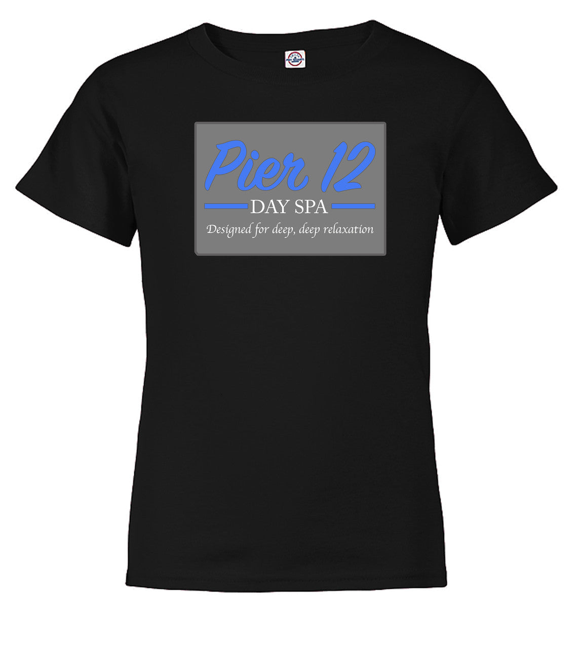 Black The Spa Youth/Toddler T-Shirt