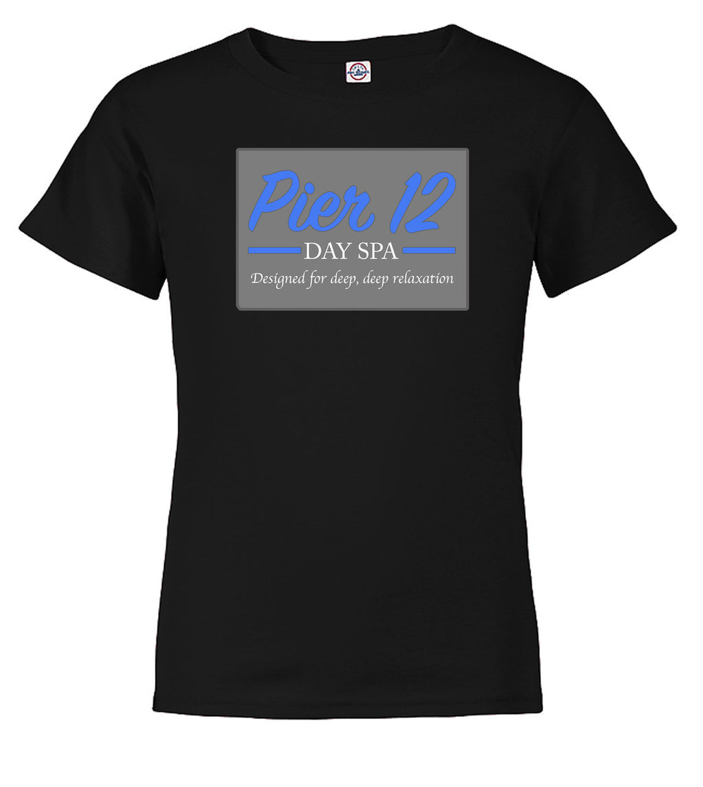 Black The Spa Youth/Toddler T-Shirt