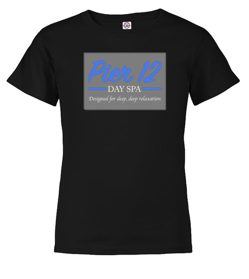 Black The Spa Youth/Toddler T-Shirt