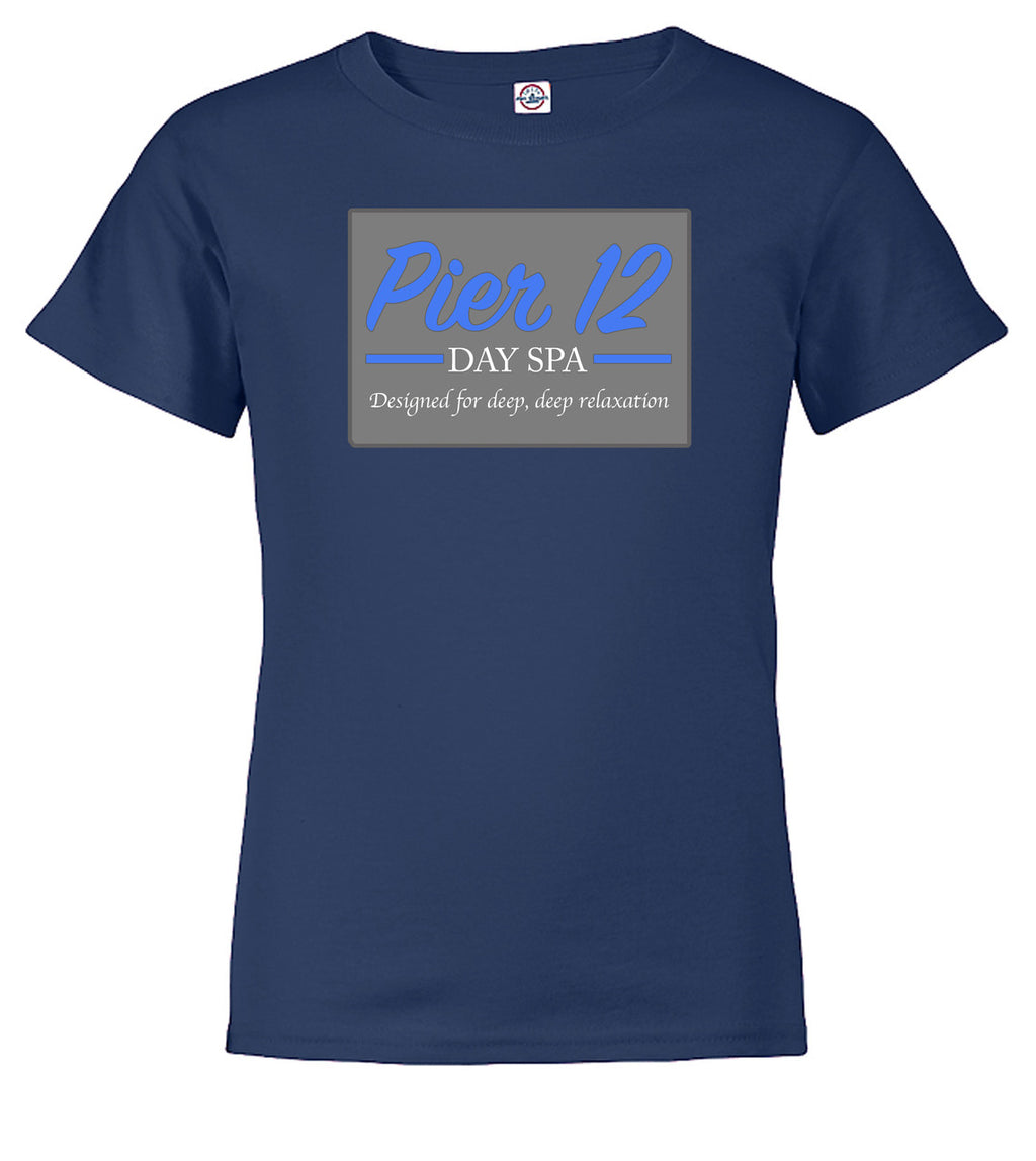 Navy The Spa Youth/Toddler T-Shirt