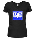 Black The Center Juniors V-Neck T-Shirt