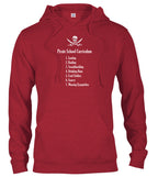 Red Pirate School Curriculum Hoodie