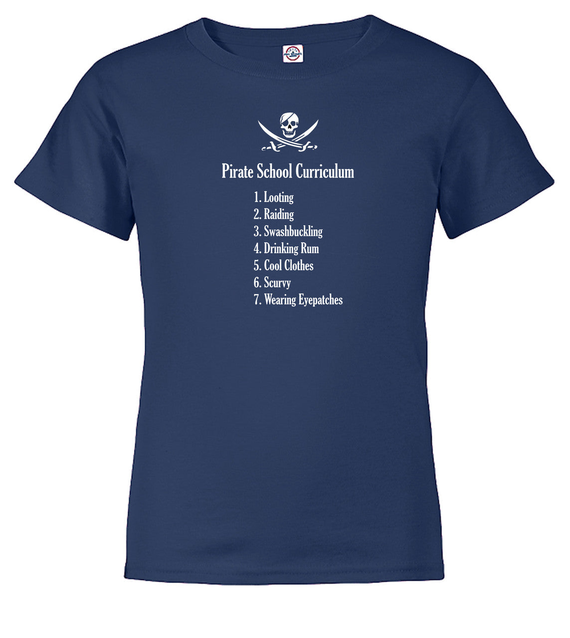 Navy Pirate School Curriculum Youth/Toddler T-Shirt