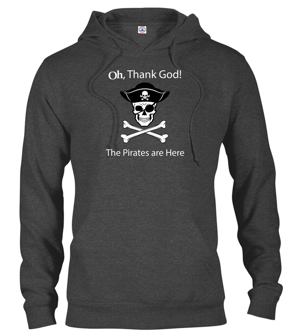 Charcoal The Pirates are Here Hoodie