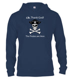 Navy The Pirates are Here Hoodie
