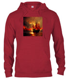 Red Burning pirate Hoodie