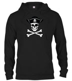 Black Pirate Jolly Roger Hoodie