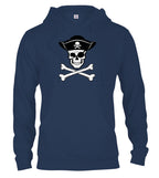 Navy Pirate Jolly Roger Hoodie