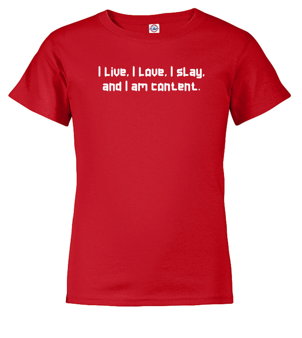 Red I Live Youth/Toddler T-Shirt